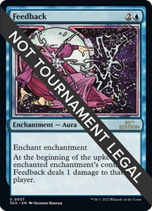 Feedback - 30th Anniversary Edition (30A) #57 - Uncommon Magic: The Gathering Trading Card