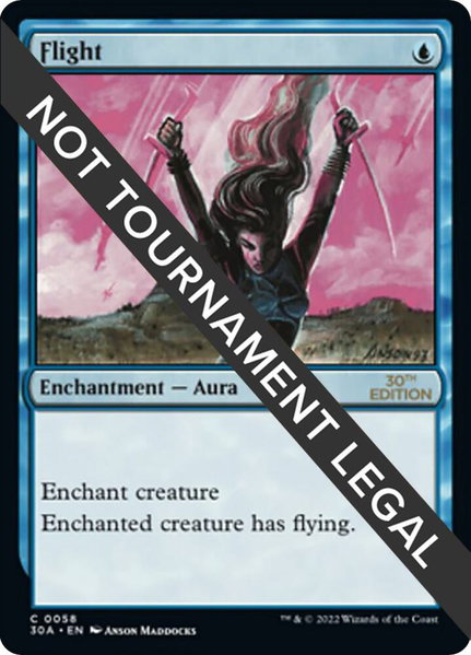 Flight trading card from 30th Anniversary Edition Flight - 30th Anniversary Edition Magic: The Gathering trading card