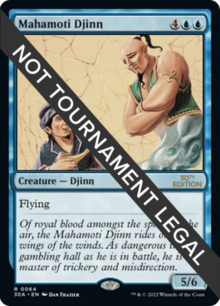 Mahamoti Djinn - 30th Anniversary Edition Magic: The Gathering trading card