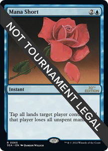 Mana Short - 30th Anniversary Edition (30A) #65 - Rare Magic: The Gathering Trading Card