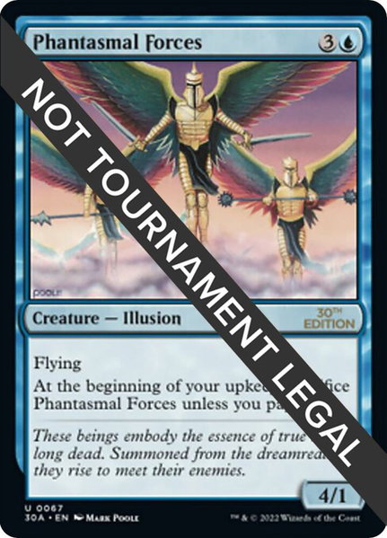 Phantasmal Forces - 30th Anniversary Edition Magic: The Gathering trading card