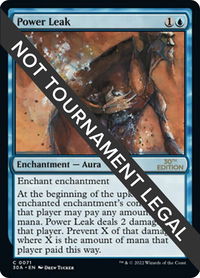 Power Leak - 30th Anniversary Edition (30A) #71 - Common Magic: The Gathering Trading Card