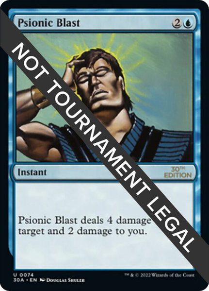 Psionic Blast trading card from 30th Anniversary Edition Psionic Blast - 30th Anniversary Edition Magic: The Gathering trading card