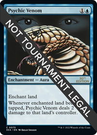 Psychic Venom - 30th Anniversary Edition (30A) #75 - Common Magic: The Gathering Trading Card