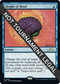 Sleight of Mind - 30th Anniversary Edition (30A) #78 - Rare Magic: The Gathering Trading Card