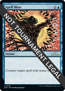 Spell Blast - 30th Anniversary Edition (30A) #79 - Common Magic: The Gathering Trading Card
