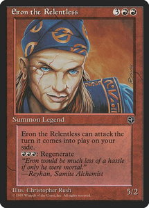 Eron the Relentless - Homelands (HML) #73 - Uncommon Magic: The Gathering Trading Card
