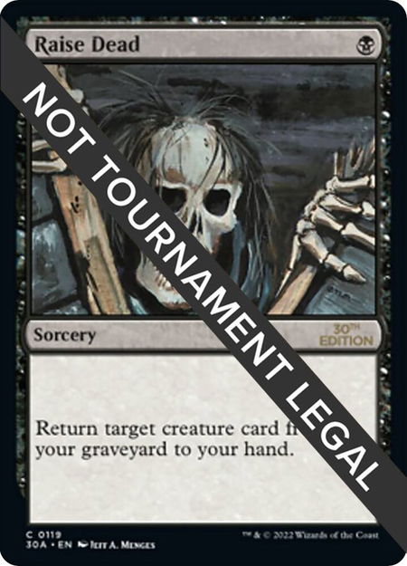 Raise Dead - 30th Anniversary Edition Magic: The Gathering trading card