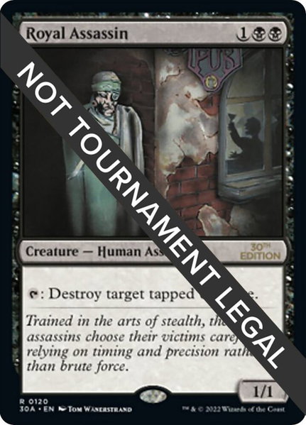 Royal Assassin trading card from 30th Anniversary Edition Royal Assassin - 30th Anniversary Edition Magic: The Gathering trading card