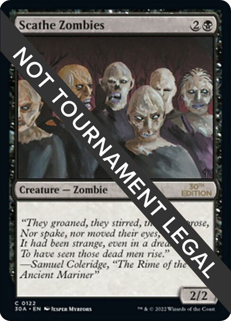 Scathe Zombies - 30th Anniversary Edition Magic: The Gathering trading card