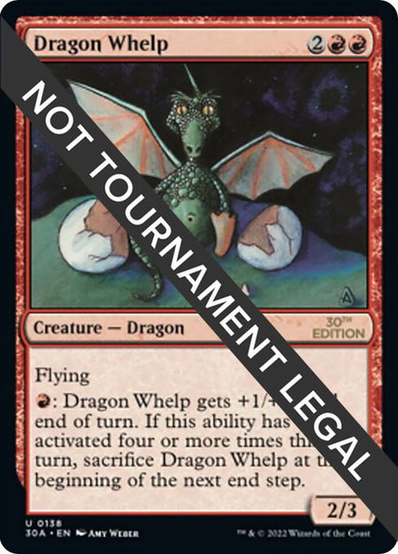 Dragon Whelp - 30th Anniversary Edition Magic: The Gathering trading card