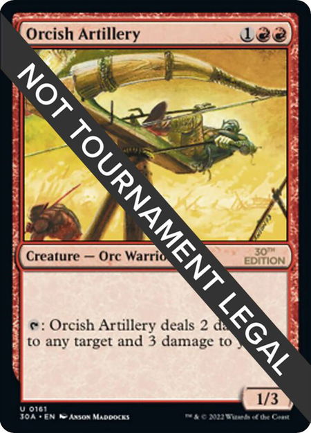 Orcish Artillery - 30th Anniversary Edition Magic: The Gathering trading card