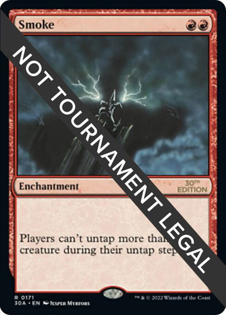 Smoke - 30th Anniversary Edition Magic: The Gathering trading card