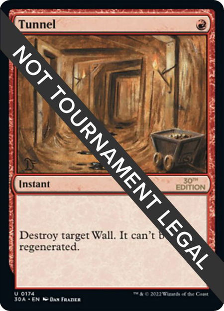 Tunnel - 30th Anniversary Edition Magic: The Gathering trading card