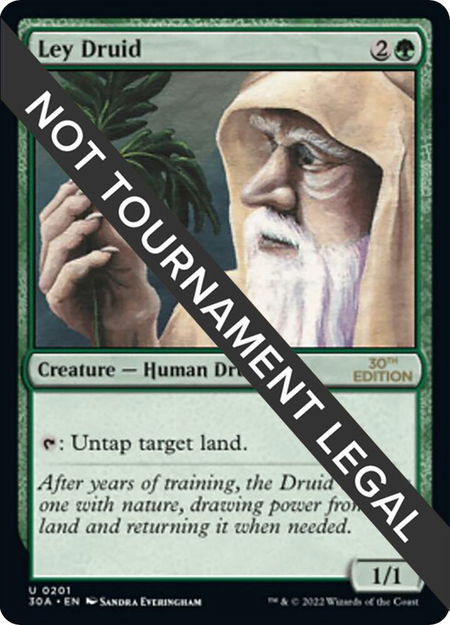Ley Druid - 30th Anniversary Edition Magic: The Gathering trading card