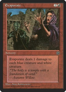 Evaporate - Homelands (HML) #74 - Uncommon Magic: The Gathering Trading Card