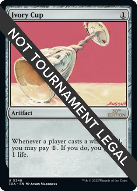 Ivory Cup - 30th Anniversary Edition Magic: The Gathering trading card