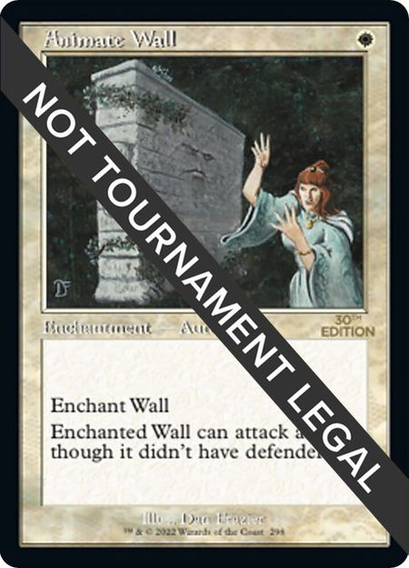 Animate Wall (Retro Frame) - 30th Anniversary Edition Magic: The Gathering trading card