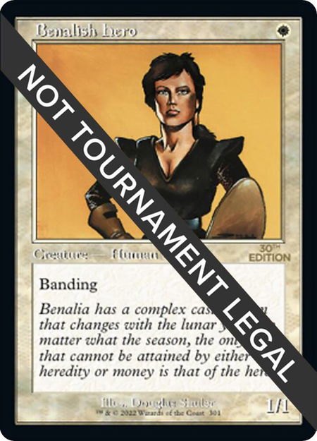 Benalish Hero (Retro Frame) - 30th Anniversary Edition Magic: The Gathering trading card