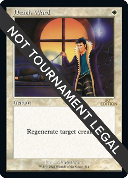 Death Ward (Retro Frame) - 30th Anniversary Edition Magic: The Gathering trading card
