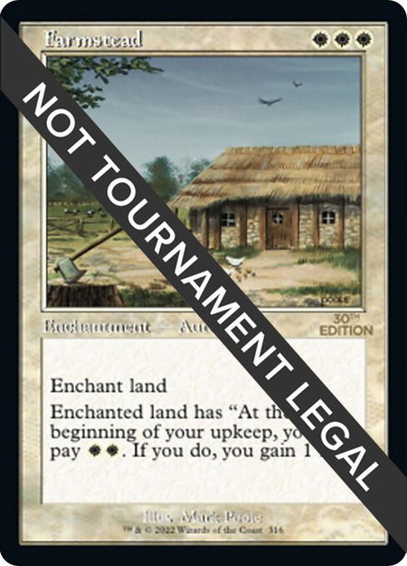 Farmstead (Retro Frame) - 30th Anniversary Edition Magic: The Gathering trading card