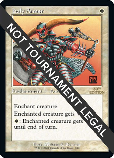Holy Armor (Retro Frame) - 30th Anniversary Edition Magic: The Gathering trading card