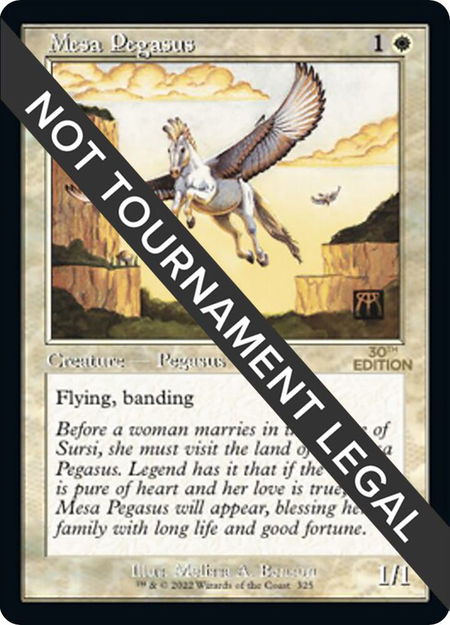 Mesa Pegasus (Retro Frame) - 30th Anniversary Edition Magic: The Gathering trading card