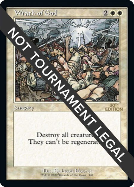 Wrath of God (Retro Frame) - 30th Anniversary Edition Magic: The Gathering trading card