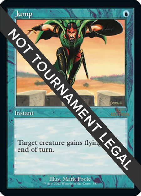 Jump (Retro Frame) trading card from 30th Anniversary Edition Jump (Retro Frame) - 30th Anniversary Edition Magic: The Gathering trading card