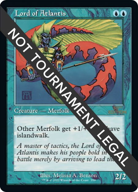 Lord of Atlantis (Retro Frame) - 30th Anniversary Edition Magic: The Gathering trading card