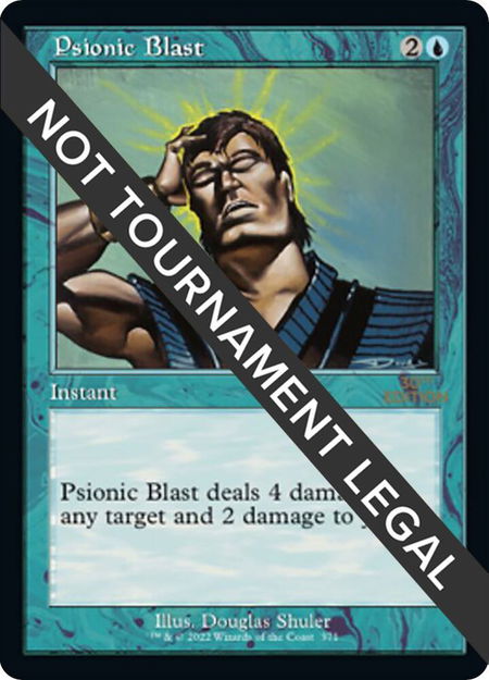 Psionic Blast (Retro Frame) - 30th Anniversary Edition Magic: The Gathering trading card