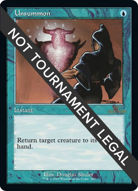 Unsummon (Retro Frame) - 30th Anniversary Edition Magic: The Gathering trading card