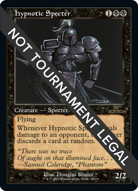 Hypnotic Specter (Retro Frame) - 30th Anniversary Edition Magic: The Gathering trading card