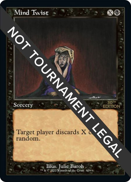 Mind Twist (Retro Frame) - 30th Anniversary Edition Magic: The Gathering trading card