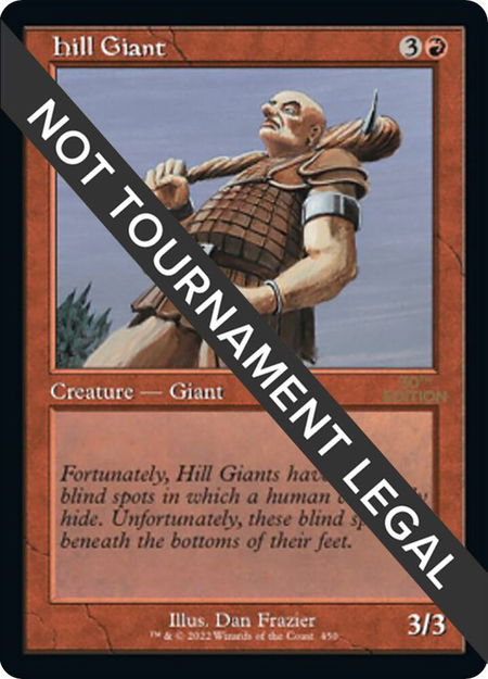 Hill Giant (Retro Frame) - 30th Anniversary Edition Magic: The Gathering trading card