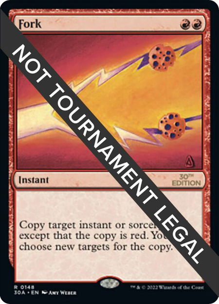 Fork trading card from 30th Anniversary Edition Fork - 30th Anniversary Edition Magic: The Gathering trading card
