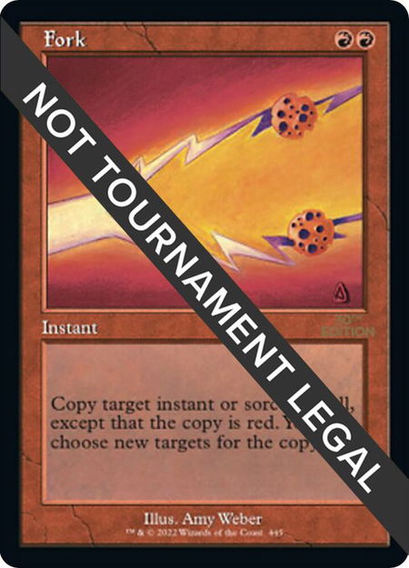 Fork (Retro Frame) - 30th Anniversary Edition Magic: The Gathering trading card