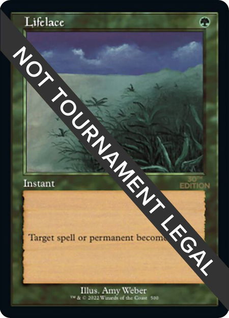 Lifelace (Retro Frame) - 30th Anniversary Edition Magic: The Gathering trading card