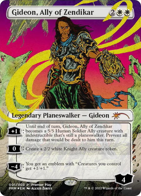 Gideon, Ally of Zendikar - Pro Tour Promos Magic: The Gathering trading card