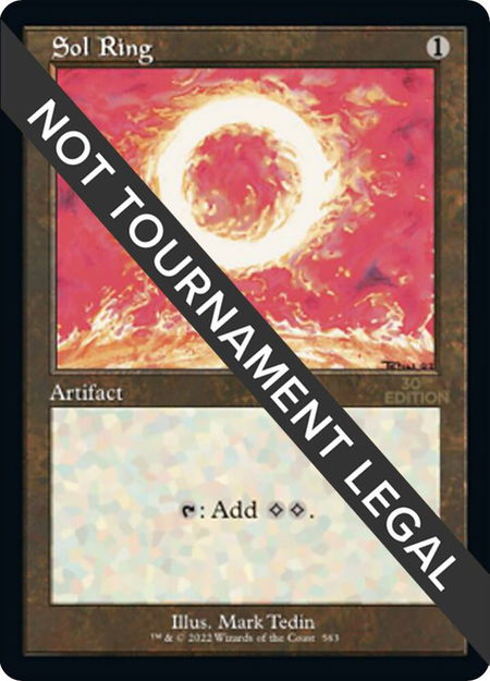 Sol Ring (563) (Retro Frame) - 30th Anniversary Edition Magic: The Gathering trading card