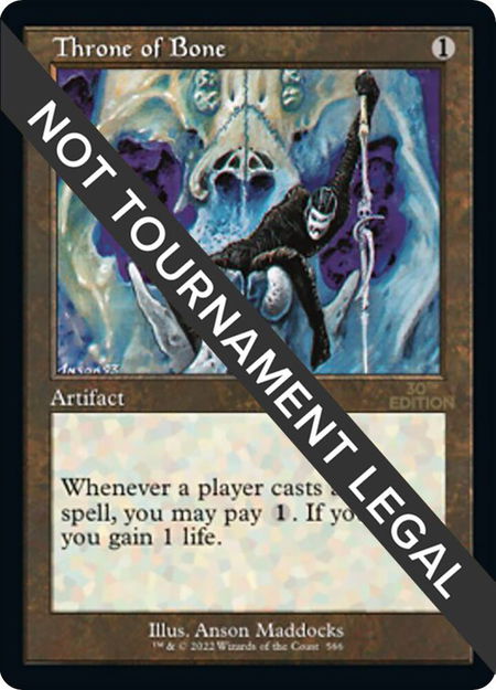 Throne of Bone (Retro Frame) - 30th Anniversary Edition Magic: The Gathering trading card