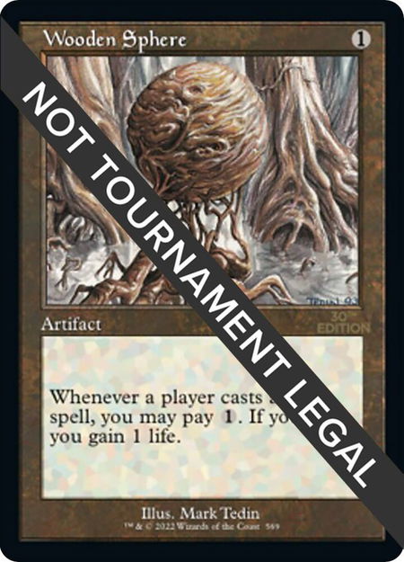 Wooden Sphere (Retro Frame) - 30th Anniversary Edition Magic: The Gathering trading card