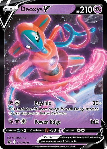 Deoxys V - SWSH266 - SWSH: Sword & Shield Promo Cards Pokémon trading card