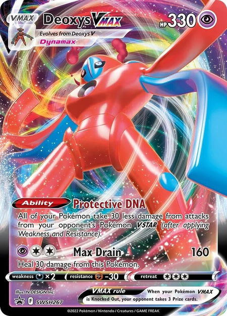Deoxys VMAX - SWSH267 - SWSH: Sword & Shield Promo Cards Pokémon trading card