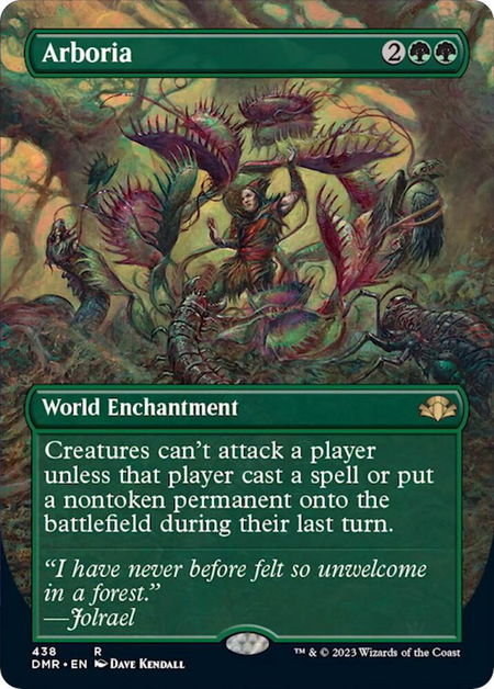 Arboria (Borderless) - Dominaria Remastered Magic: The Gathering trading card