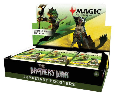 The Brothers' War - Jumpstart Booster Display trading card from The Brothers' War The Brothers' War - Jumpstart Booster Display - The Brothers' War Magic: The Gathering trading card