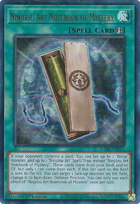 Ninjitsu Art Notebook of Mystery - Darkwing Blast (DABL) #DABL-EN061 - Ultra Rare YuGiOh Trading Card