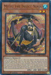 Mitsu the Insect Ninja - Darkwing Blast (DABL) #DABL-EN016 - Ultra Rare YuGiOh Trading Card