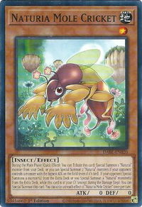Naturia Mole Cricket - Darkwing Blast (DABL) #DABL-EN020 - Common / Short Print YuGiOh Trading Card