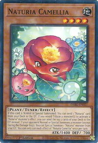 Naturia Camellia - Darkwing Blast (DABL) #DABL-EN021 - Common / Short Print YuGiOh Trading Card